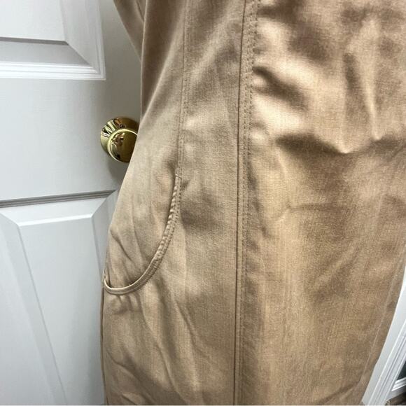 Badgley Mischka Wool Dress Academia Minimalist Quiet Luxury Women's Size 6 - Picture 3 of 9